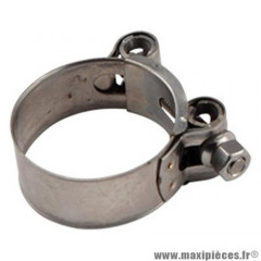 Collier pot pour moto en inox 40-43mm