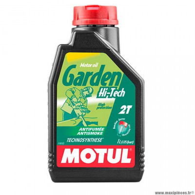 Huile moteur 2T marque Motul garden hi tech (1L) - motoculture