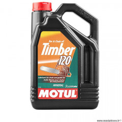 Huile chaine tronconneuse marque Motul timber 120 garden (5L) - motoculture