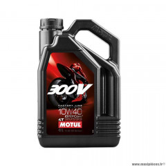 Huile moteur 4T marque Motul 300v factory line 10w40 (4L)