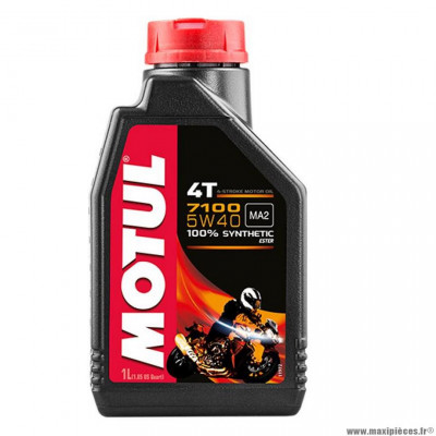 Huile moteur 4T marque Motul 7100 5w40 (1L)