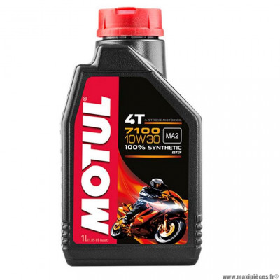 Huile moteur 4T marque Motul 7100 10w30 (1L)