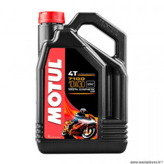 Huile moteur 4T marque Motul 7100 10w30 (4L)