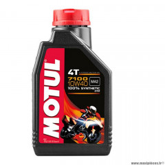 Huile moteur 4T marque Motul 7100 10w40 (1L)