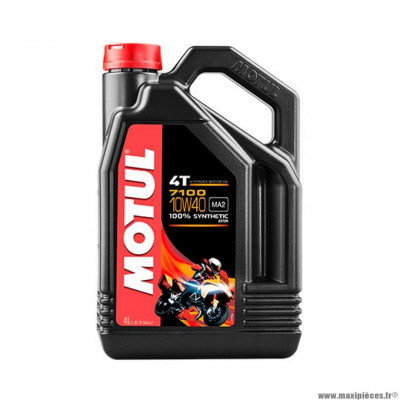 Huile moteur 4T marque Motul 7100 10w40 (4L)