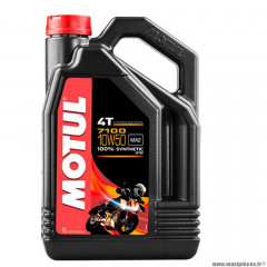 Huile moteur 4T marque Motul 7100 10w50 (4L)