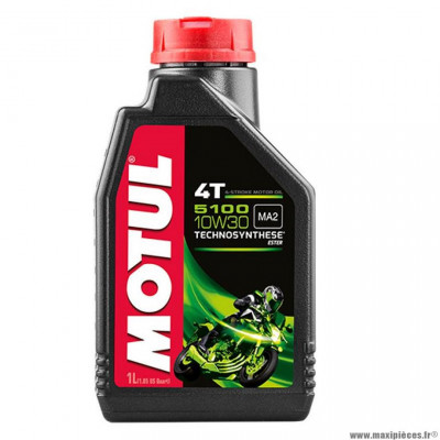 Huile moteur 4T marque Motul 5100 10w30 (1L)