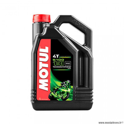 Huile moteur 4T marque Motul 5100 10w30 (4L)