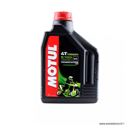 Huile moteur 4T marque Motul 5100 15w50 (2L)