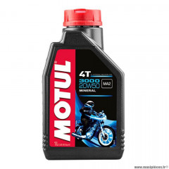 Huile moteur 4T marque Motul 3000 20w50 (1L)