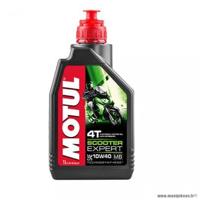 Huile moteur 4T expert 10w40 mb (1L) marque Motul pour scooter