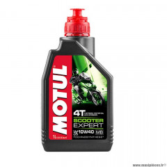 Huile moteur 4T expert 10w40 mb (1L) marque Motul pour scooter