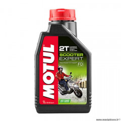 Huile moteur 2T expert (1L) marque Motul pour scooter