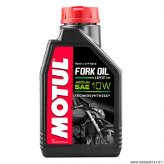 Huile fourche marque Motul fork oil expert 10w medium (1L)