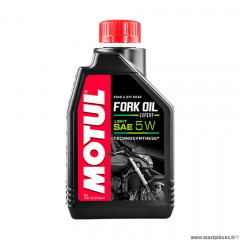 Huile fourche marque Motul fork oil expert 5w light (1L)