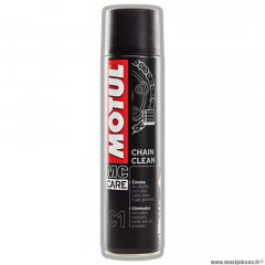 Nettoyant / dégraissant chaine / moteur marque Motul c1 chain clean (aérosol 400ml)