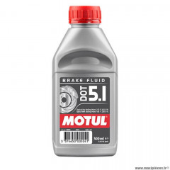 Liquide frein marque Motul dot 5.1 brake fluid (500ml)