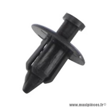 Rivet / clips plastique noir diamètre 7.5 pour carénage / carrosserie