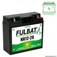 Batterie marque Fulbat nh12-20 12v20ah lg182 l77 h168 (gel - sans entretien)