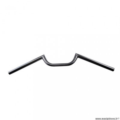 Guidon racing noir pour mobylette