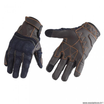 Gants mi saison marque Trendy gt420 galiano jean/marron taille 07 xs - coque ce epi 1kp