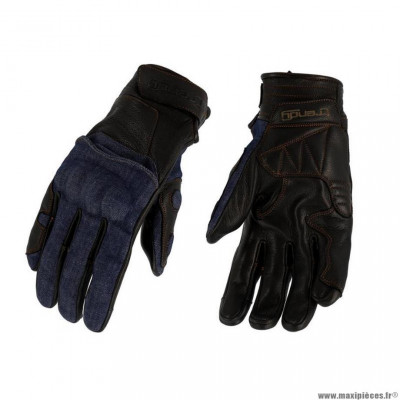 Gants mi saison marque Trendy gt420 galiano jean/noir taille 07 xs - coque ce epi 1kp