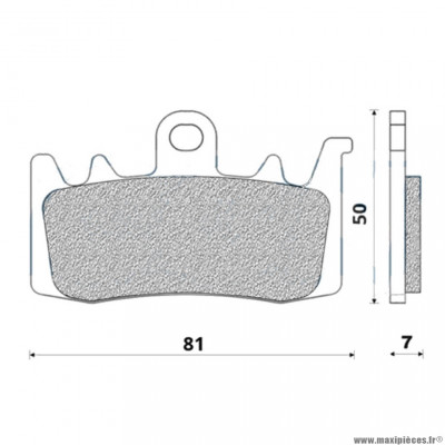 Plaquettes de frein 83 avant marque Newfren pour maxi-scooter 550 kymco ak