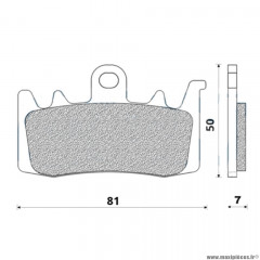 Plaquettes de frein 83 avant marque Newfren pour maxi-scooter 550 kymco ak