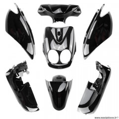 Kit carrosserie type origine noir (7 pièces) pour scooter ovetto / neos après 2011