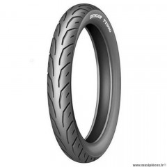 Pneu 17 pouces 2.50x17 tt900 front/rear tt 43p marque Dunlop pour mobylette