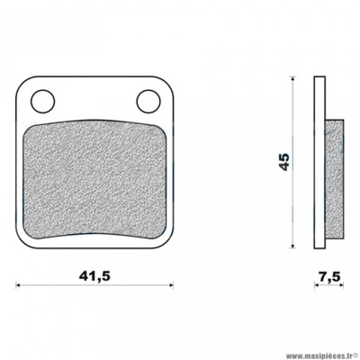 Plaquettes de frein 09 g1050 avant + arrière marque Galfer pour scooter peugeot vivacity / sum up / daelim