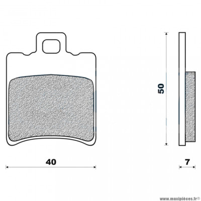 Plaquettes de frein 03 g1050 avant marque Galfer pour scooter booster / nitro / sr50 / ovetto / aerox / neos / machg