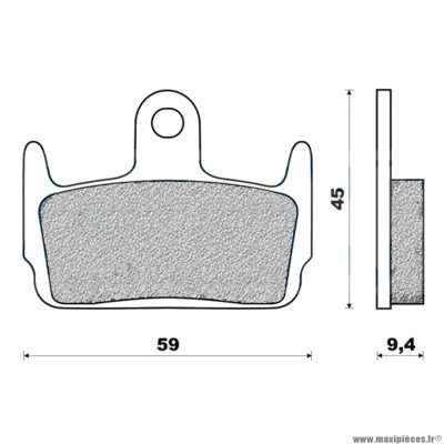 Plaquettes de frein 100 g1050 arrière marque Galfer pour scooter honda x8rs + avant kymco sniper / sym jet sport