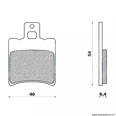 Plaquettes de frein 01 g1050 avant marque Galfer pour scooter booster / nitro / buxy / typhoon