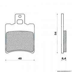 Plaquettes de frein avant Conti CHR pour scooter booster / nitro / buxy / typhoon * Déstockage !