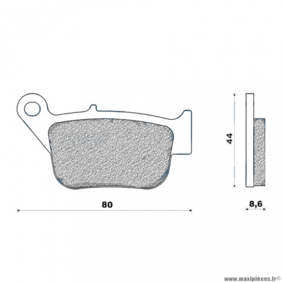 Plaquettes de frein 112 g1050 arrière marque Galfer pour maxi-scooter 250 yamaha xmax * Prix spécial !