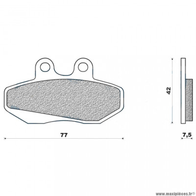 Plaquettes de frein 39 g1380 avant marque Galfer pour moto drd / gpr50 / xr6 / flamex 125 / beta rr / sherco