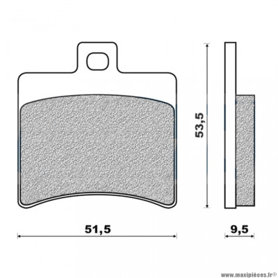 Plaquettes de frein 07 g1380 arrière marque Galfer pour moto sr50 ditech / leonardo / atlantic 125 / 200 après 2003