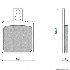 Plaquettes de frein 85 g1054 avant + arrière marque Galfer pour moto cagiva / ducati / sach / ktm