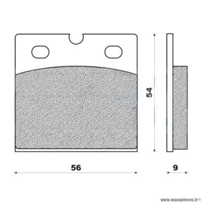 Plaquettes de frein x2 118 g1054 avant / arrière marque Galfer pour moto bmw k75 / r100 / indian / moto guzzi