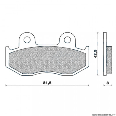 Plaquettes de frein 86 g1054 avant + arrière marque Galfer pour moto hyosung / kymco / yamaha quad