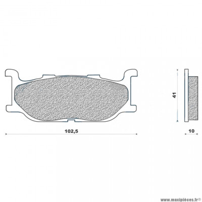 Plaquettes de frein 62 g1054 avant marque Galfer pour maxi-scooter 400 / 500 majesty / tmax 2001--2003