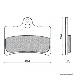 Plaquettes de frein 98 g1054 arrière marque Galfer pour moto beta 125 + avant cagiva super city