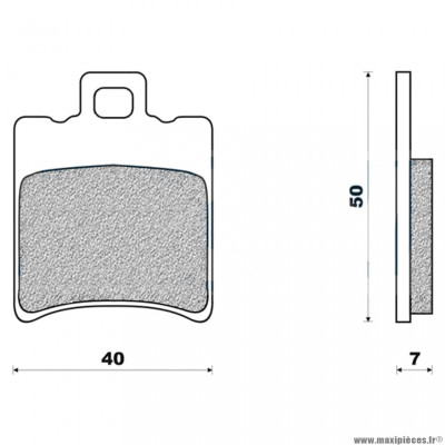 Plaquettes de frein 03 g1054 avant marque Galfer pour scooter booster / nitro / sr50 / ovetto / aerox / neos / machg