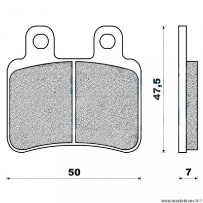 Plaquettes de frein 19 g1054 avant marque Galfer pour scooter cpi hussard / oliver / popcorn / keeway focus / matrix