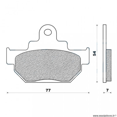 Plaquettes de frein 105 g1054 avant marque Galfer pour moto 125 / 250 suzuki gz / marauder / intruder