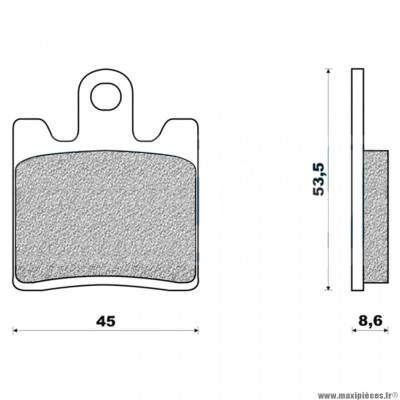 Plaquettes de frein 13 g1054 avant marque Galfer pour maxi-scooter 125 dealim s2 / otelo / 250 burgman