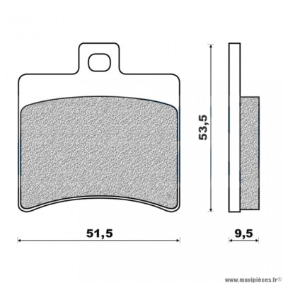 Plaquettes de frein 07 g1054 arrière marque Galfer pour moto sr50 ditech / leonardo / atlantic 125 / 200 après 2003