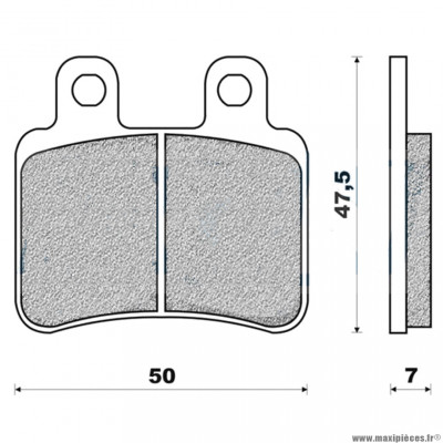 Plaquettes de frein 18 g1054 arrière marque Galfer pour mécaboite senda drd pro / elystar / satelis 125 / xlimit après 2004