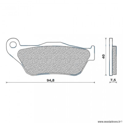 Plaquettes de frein 49 g1054 avant marque Galfer pour maxi-scooter 125 xmax / skycruiser 2006-2009